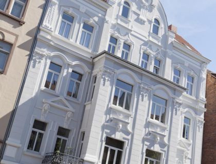Sanierung einer historischen Fassade in Hannover