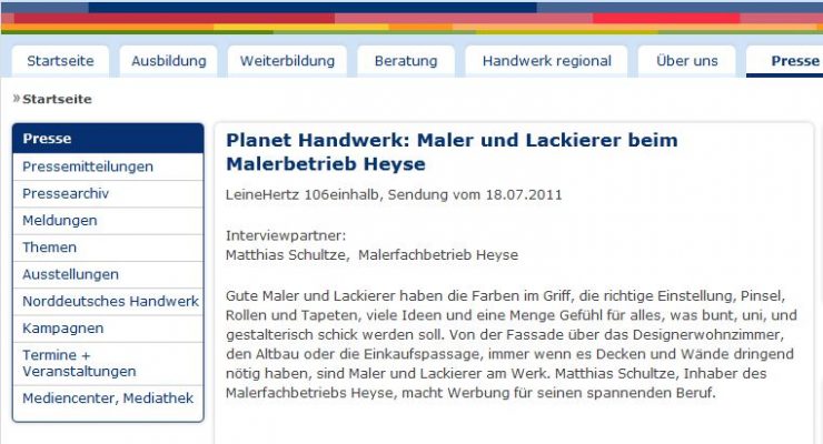 Planet Handwerk - Audio-File