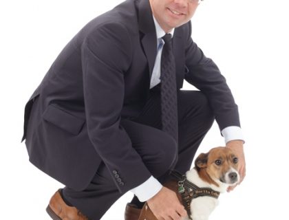 Matthias Schultze - mit Hund