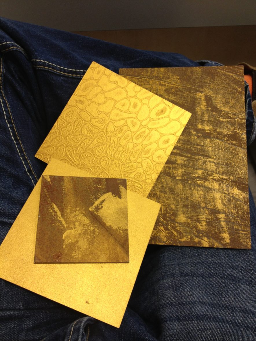 Rostoptik, Goldspachtel oder ein Traum aus Rost & Gold – Wandwandel mit…