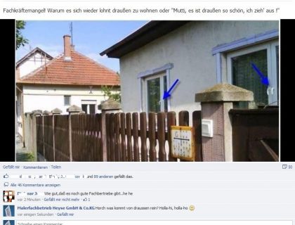 Fachkräftemangel, Fenstergriffe verkehrt rum, Fusch am Bau