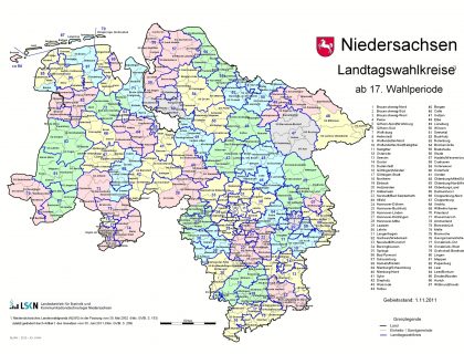 Wahlkreise Niedersachsen