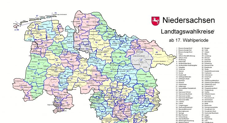 Wahlkreise Niedersachsen