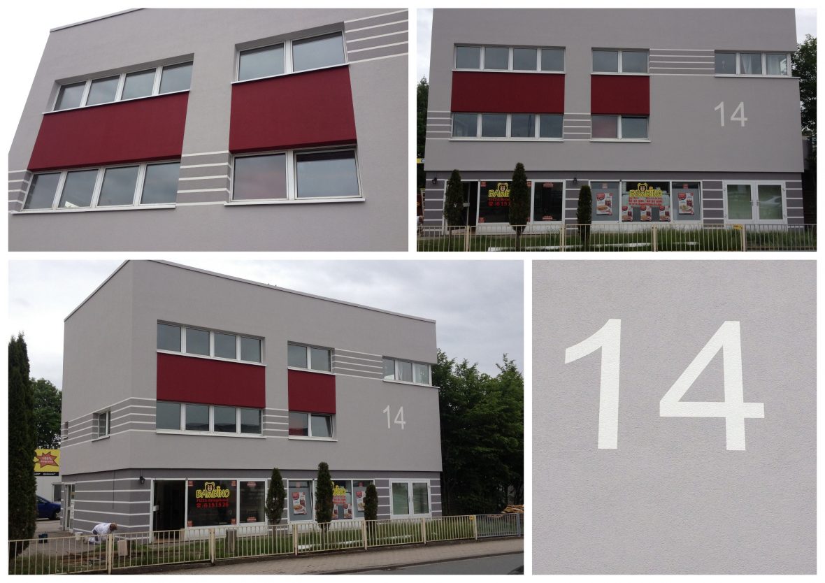 Vorhang auf: Kreative Fassade inkl. Wärmedämmung in Altwarmbüchen bei Hannover fertiggestellt