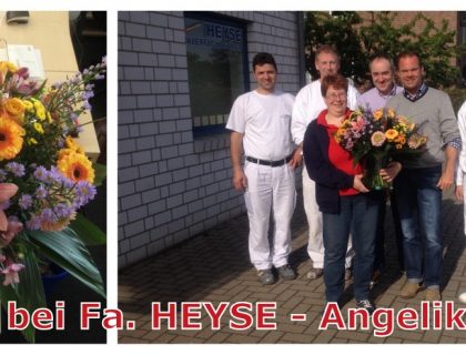 Angelika Rimpel 15 Jahre Fa. HEYSE