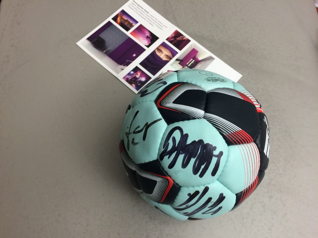 Recken-Autogrammball 2014 - Handball Hannover 