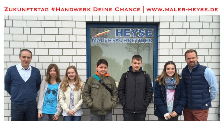 Zukunftstag 2015 - Handwerk Deine Chance Maler Hannover