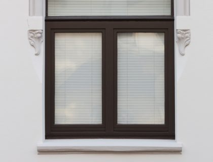 Details der sanierte Fassade