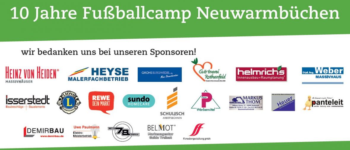 10. Fußballcamp in Neuwarmbüchen – Teamgeist, soziale Kompetenzen und Werte vermitteln
