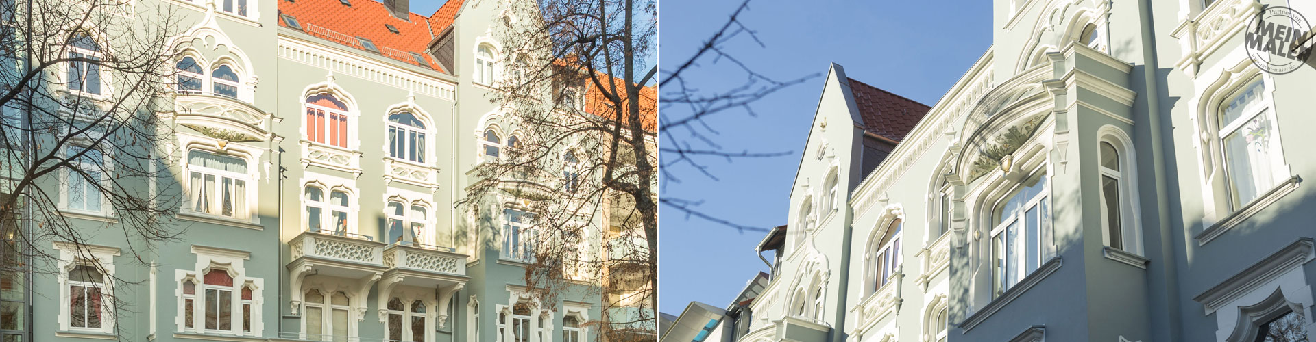 Fassadenrenovierung Stilfassade