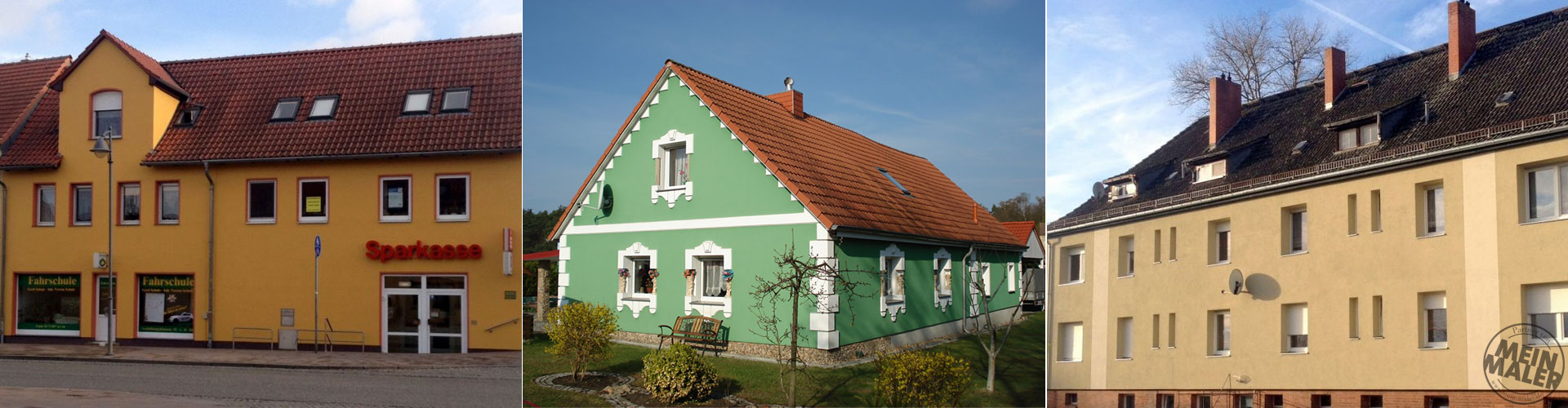Fläming Malerei Treuenbrietzen / Potsdam Gestaltung von Fassaden