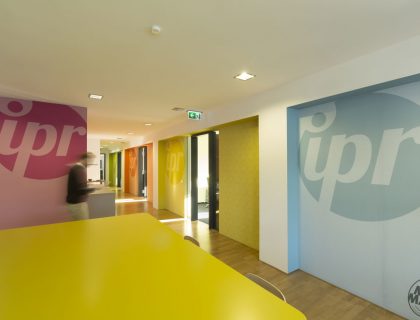 Farbkonzept Bürogestaltung Werbeagentur Hannover