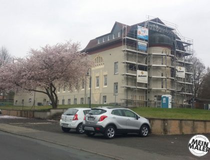 Fassadensanierung der "Alten Dame" in Lauterbach