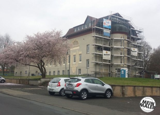 Fassadensanierung der "Alten Dame" in Lauterbach