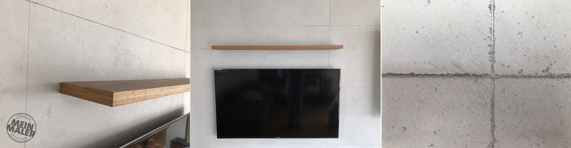 Betonoptik, Schalungsbeton Optik, Beton mit Schalungsfugen, Wohnideen Beton