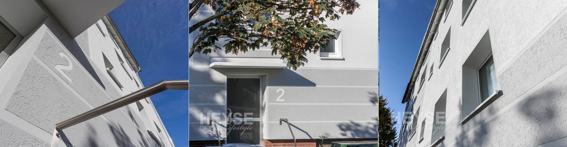 Energetische Sanierung einer Altbaufassade / Waermedaemmverbundsystem