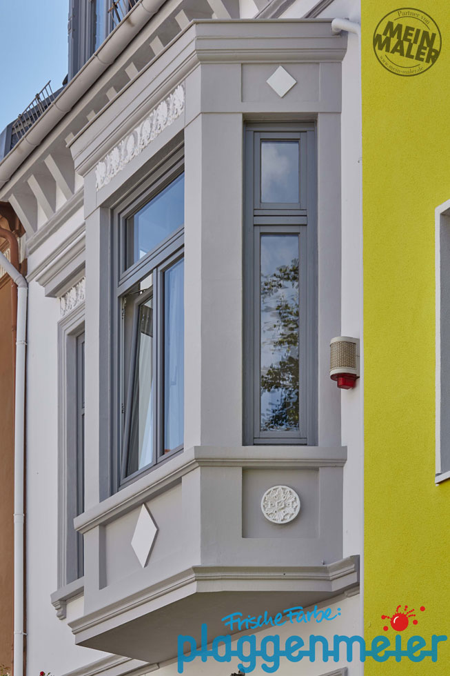Fassadengestaltung einer Altbaufassade im Bremer Szeneviertel Ostertor