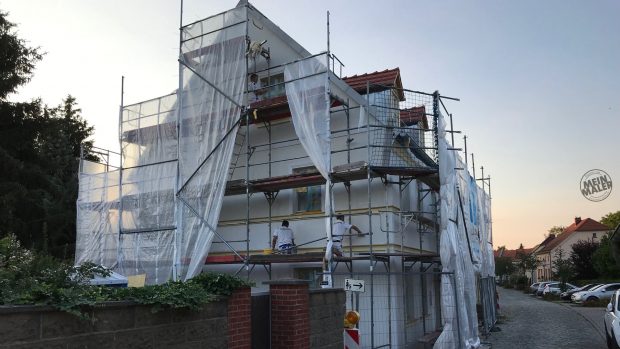 Fassadensanierung Waermedaemmung WDVS Sto Bad Belzig 29