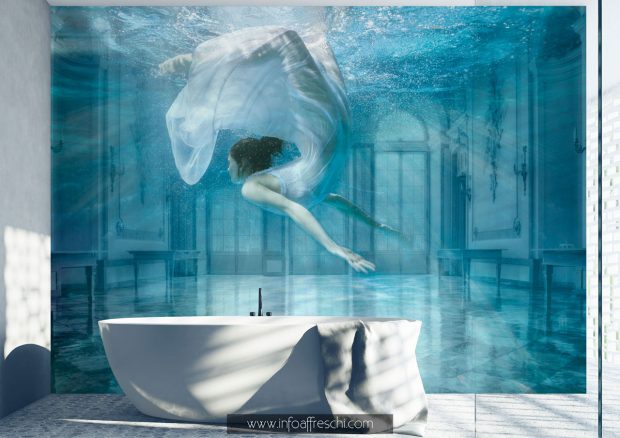 Affreschi Wandbelag aus echtem Putz