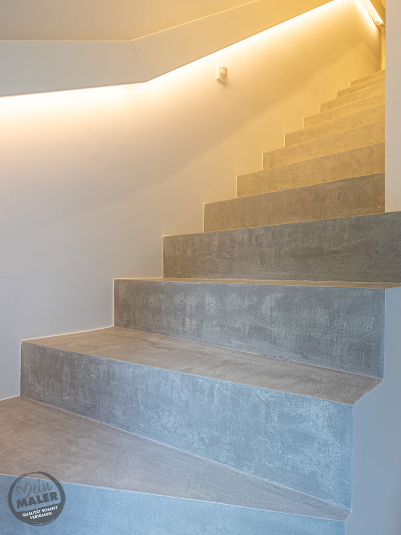 Frescolori Betonoptik Treppe MeinMaler Heyse Hannover 1