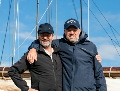 Brüder Matthias und Eckhard Schultze auf der Poseidon