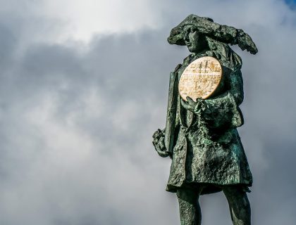 Vlieland - Denkmal von Willem de Vlamingh 1697