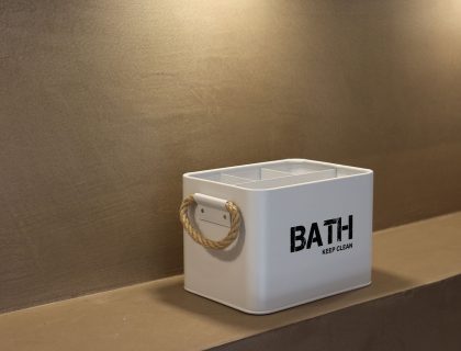 Bath Badezimmerdeko fugenlose Waende Niesche Dusche