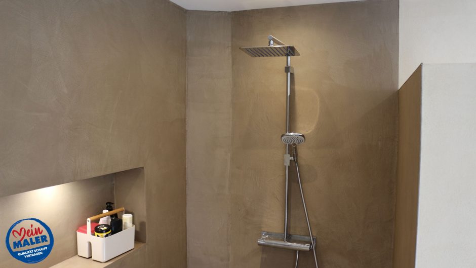 Mein Maler Badezimmer Wandgestaltung Alternative zu Fliesen Mein Maler