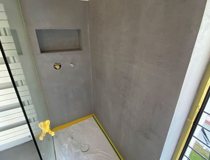 Badezimmer in Betonoptik Marmoroptik vom Lieblingsmaler in Braunschweig Versiegelung 3