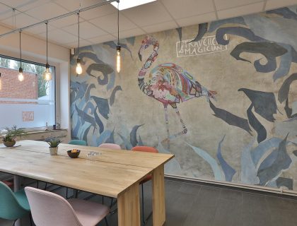 Wall Deco fuer Arbeitswelten Designtapeten LieblingsMaler HEYSE Hannover