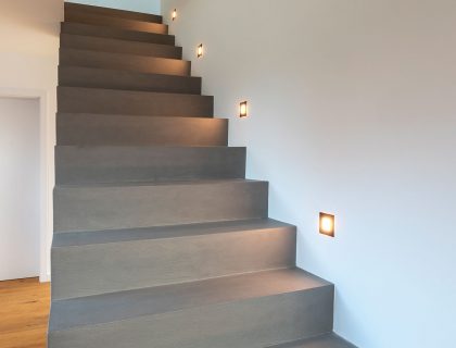 Betonoptik Treppe fugenlos Maler Hannover Wedemark 04