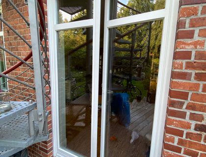 Fenster lackieren Stadtvilla Hamburg Lieblingsmaler Buxtehude