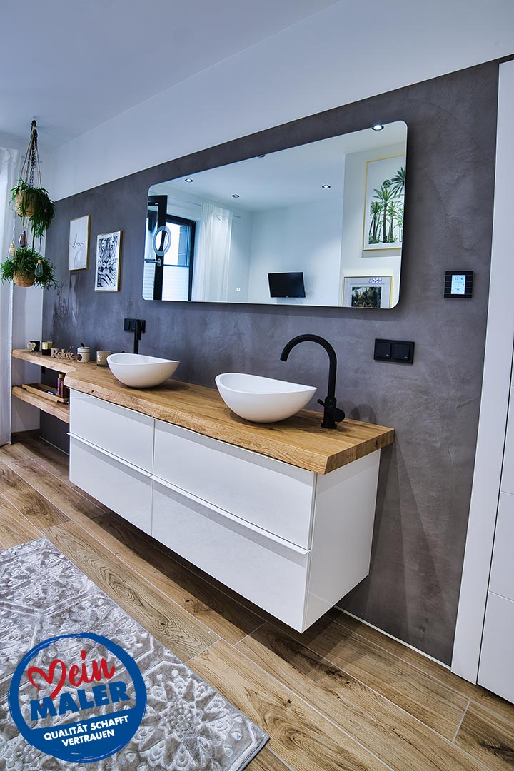 Fugenloses Badezimmer Beschichtung Spachteltechnik Salzgitter Lichtenberg Maler 01