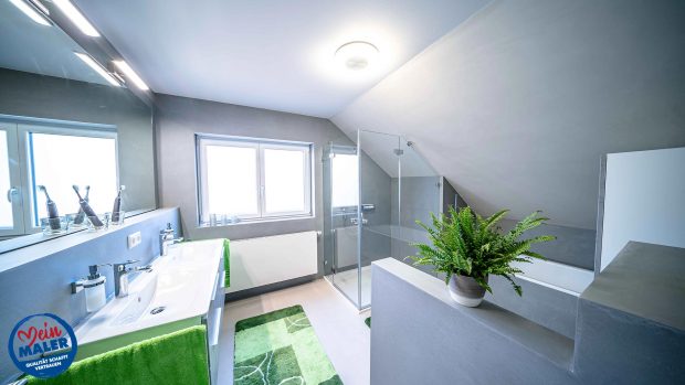 Fugenloses Bad in Kappelrodeck Kalk Marmor Putz Malerarbeiten Spachteltechnik Maler Stuckateur Horn 04