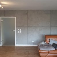 Betonoptik Spachteltechnik Wandgestaltung Wohnzimmer Maler Detmold