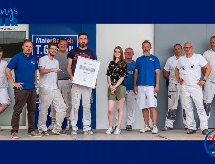 Das Team von Malerbetrieb Thorsten Gutsell aus Detmold MeinMaler Partner 2