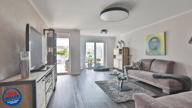 Designboden in Holzoptik Volimea Wandflaechen FengShui Wohnzimmer Maler Hildesheim Einum 03