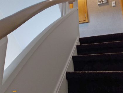 Treppe Treppensanierung Lackierarbeiten Bodenbelag Maler Melle