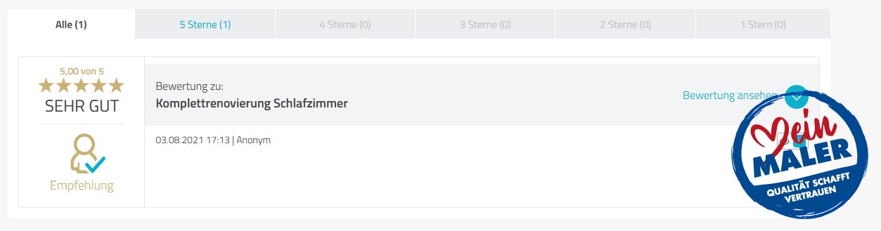 Kundenbewertung Sachs Baudekoration Kundenbewertung Sachs Baudekoration