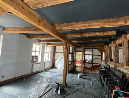 Deckeflaeche streichen Bad Iburg Osnabrueck Restaurant Gastronomie 2