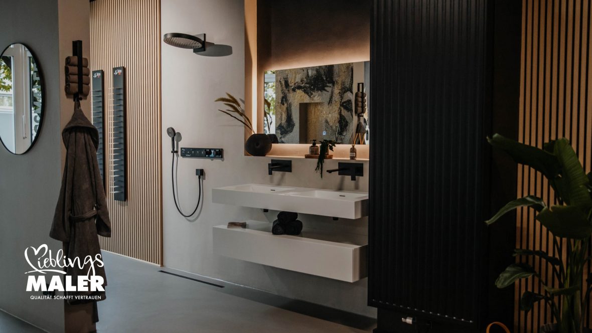 Fugenloses Design im Badezimmer Maler Braunschweig