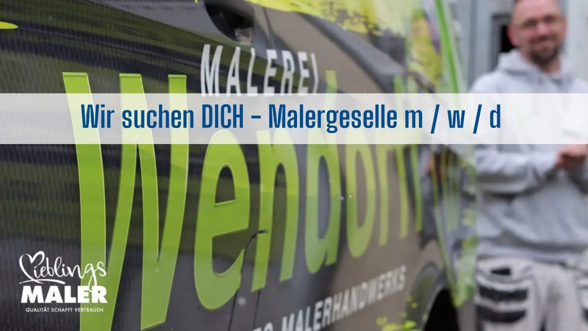 Malergeselle gesucht Maler Krakow am See Maler Stelle frei