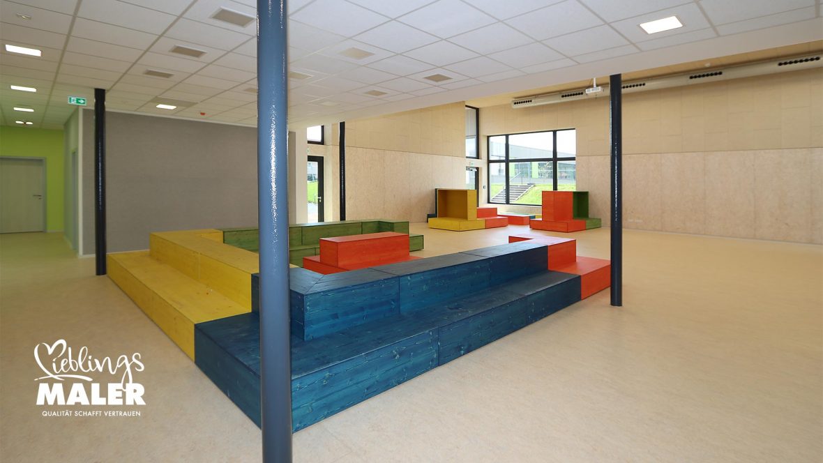 Malerarbeiten Tapezieren Anstreichen Schule Petersberg Fulda 04