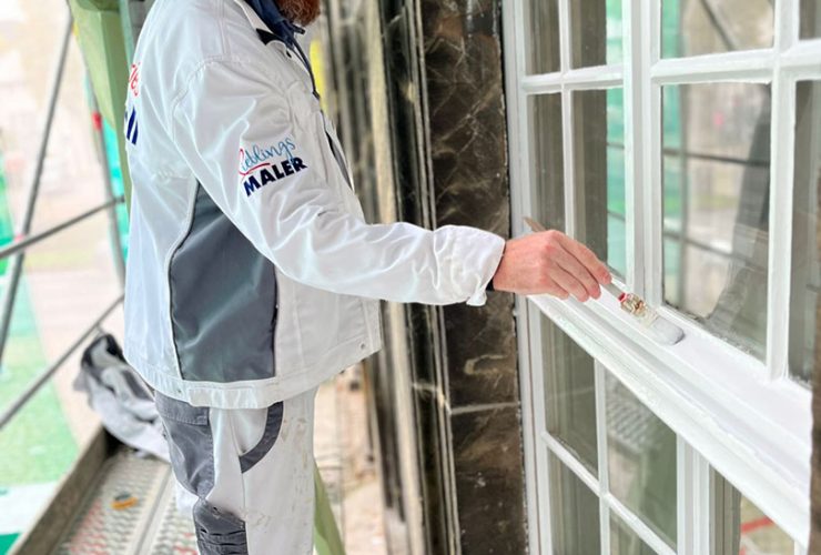 Holzfenster lackieren streichen Maler Detmold Restauration Altbausanierung Fenster 05