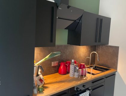 Auch eine Küche muss in Szene gesetzt werden. Das geht am Besten mit Lieblingsmaler Profis