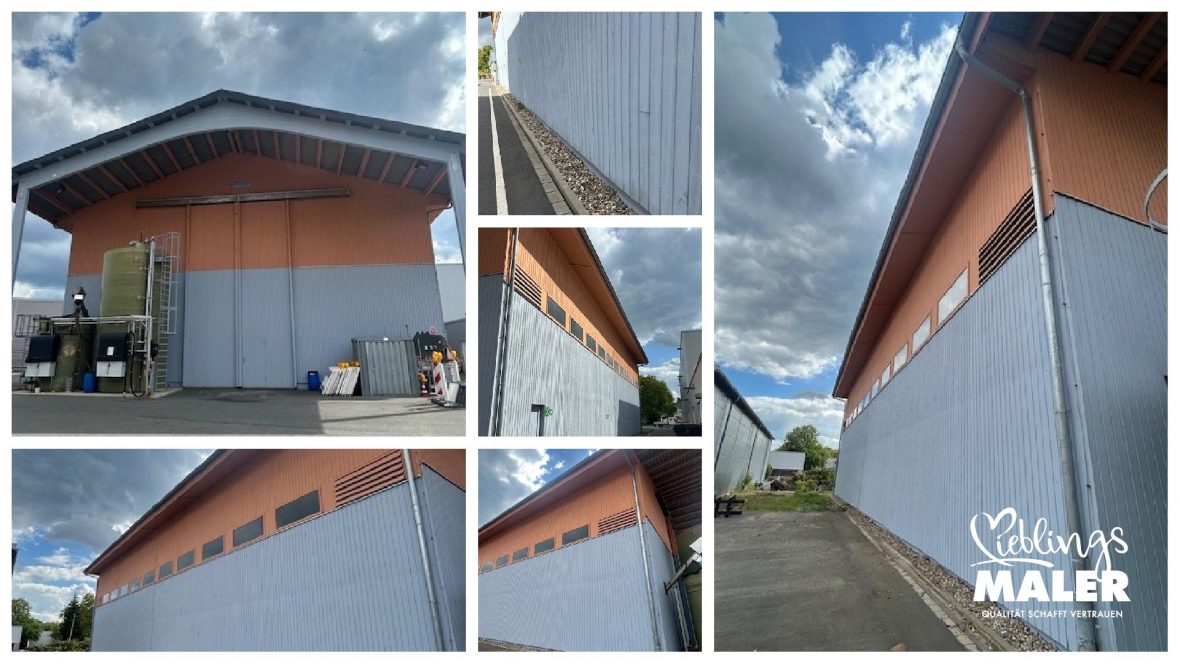Holzfassade am TBL Salzlager in Leverkusen