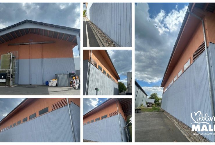Holzfassade am TBL Salzlager in Leverkusen